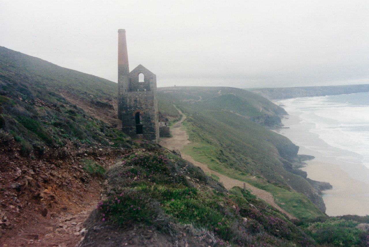 AandM at Wheal Coates Tin mine 6-28-2000 4